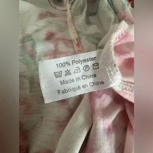 Show  me your MuMu women’s‎ floral Robe NWOT Sz Small - Picture 6 of 6